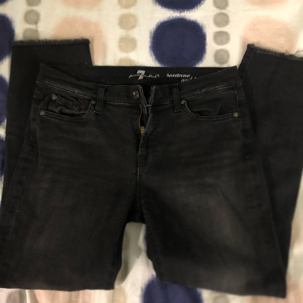 7 for all mankind black jeans